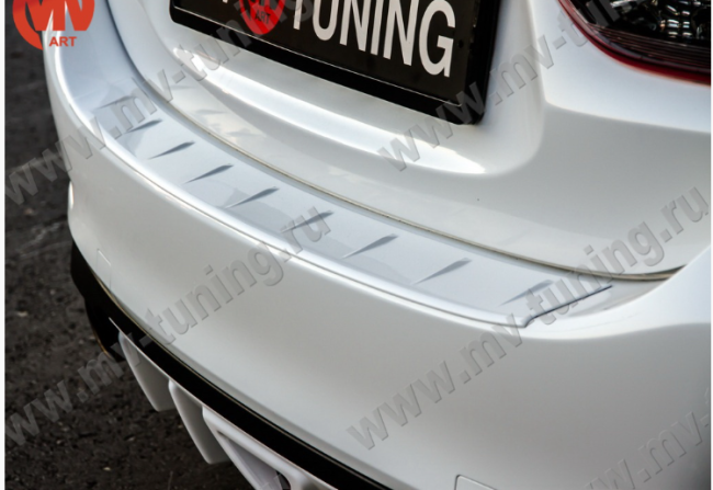 Защитная накладка заднего бампера Mazda 6 (2013-н.в.) под покраску купить в интернет-магазине tuning63