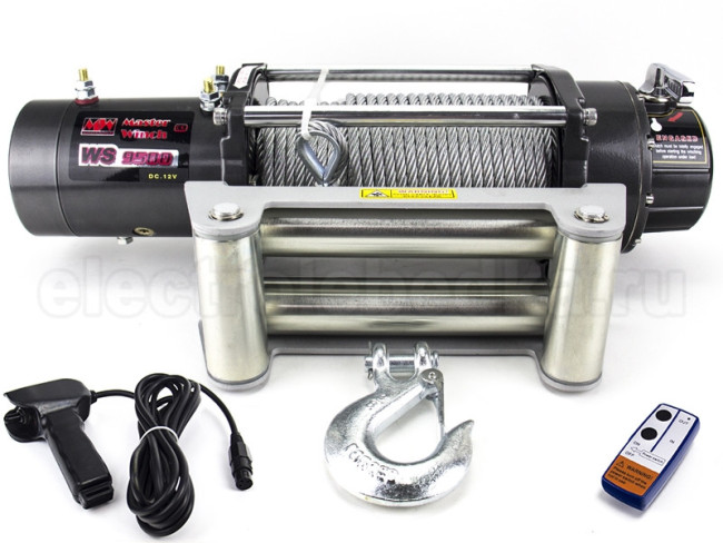 Автомобильная лебедка "Master Winch" 9500, электрическая, 12В купить в интернет-магазине tuning63
