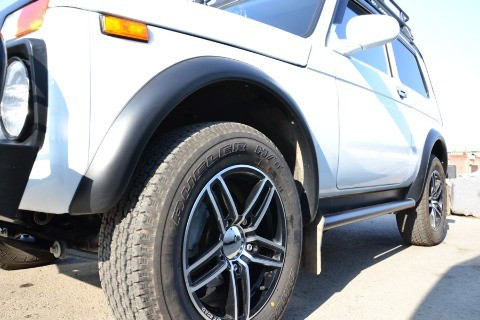 Расширители стандартных арок колес для Lada 4x4 купить в интернет-магазине tuning63