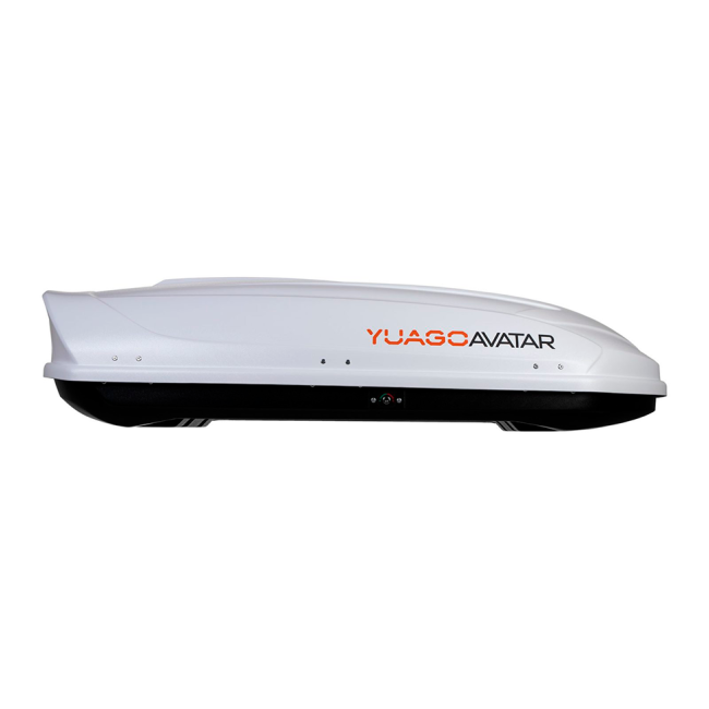 Автобокс YUAGO Avatar (тиснение) (EuroLock), белый, 460л купить в интернет-магазине tuning63