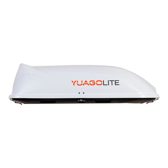 Автобокс YUAGO Lite (тиснение), белый, 250л купить в интернет-магазине tuning63