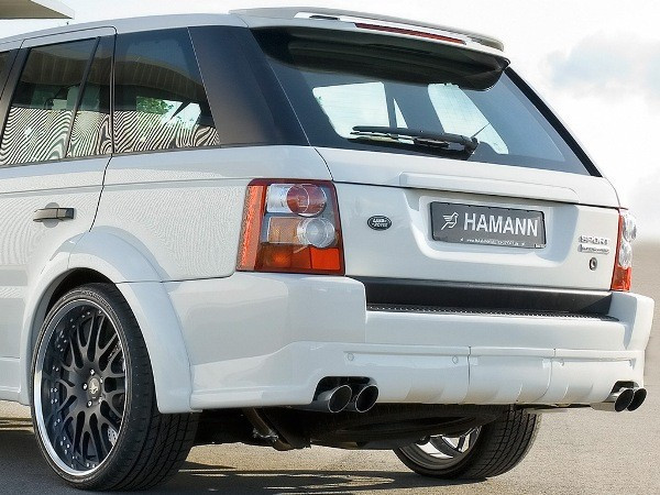 Накладка (юбка) заднего бампера "Hamann Conqueror I" для Land Rover Range Rover Sport купить в интернет-магазине tuning63