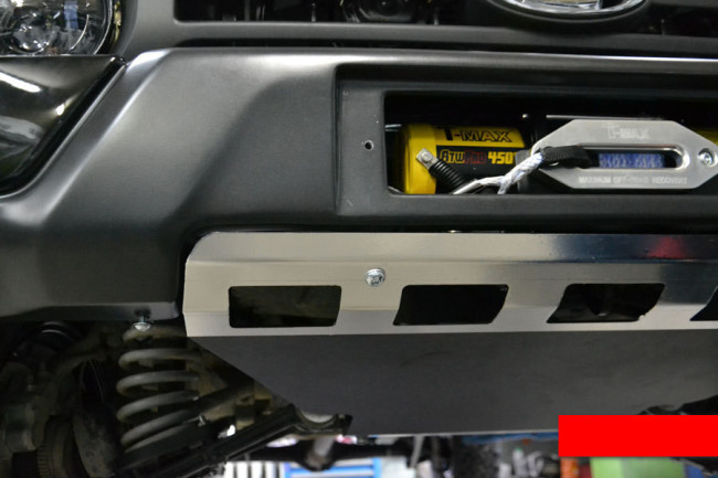 Силовой передний бампер с площадкой под лебедку для Lada Urban под стандартные арки купить в интернет-магазине tuning63