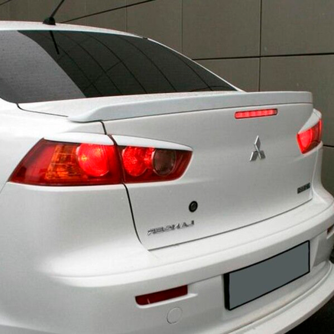 Накладки (реснички) на задние фары "4 части" Mitsubishi Lancer X (2007-2016 г.в.) купить в интернет-магазине tuning63