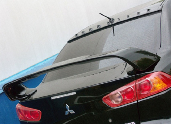 Козырек на крышу с 9 зубьями Mitsubishi Lancer X купить в интернет-магазине tuning63