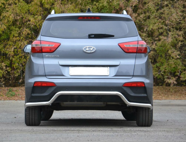 Защита заднего бампера 51 мм (НПС) "Волна" Hyundai Creta (2016-2019 г.в.) купить в интернет-магазине tuning63
