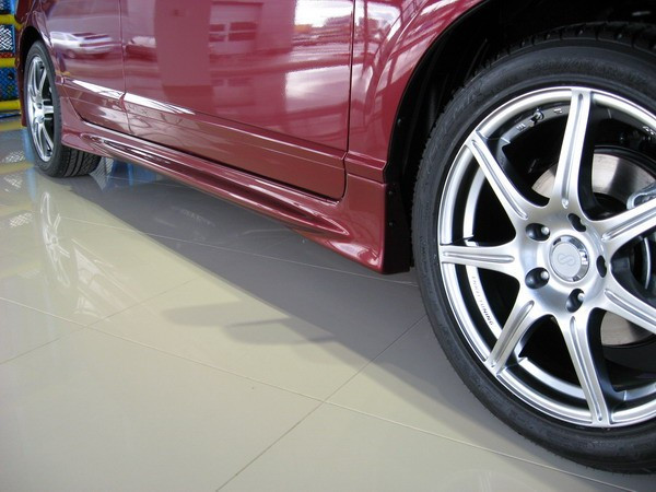Накладки на пороги "Mugen Style" Honda Civic 4D (2006-2012 г.в.) купить в интернет-магазине tuning63