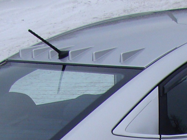 Аэродинамический рассекатель на крышу 6 зубъев для Hyundai Solaris (2010-2016 г.в.) купить в интернет-магазине tuning63