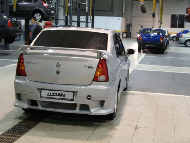 Бампер задний "Power DM 2" Renault Logan купить в интернет-магазине tuning63