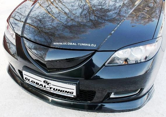 Накладки на фары (реснички) "GT" Mazda 3 (1.6L седан) купить в интернет-магазине tuning63